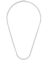 Tom Wood - Snake Chain Slim Necklace - Lyst