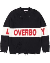 Charles Jeffrey - Logo-Intarsia Distressed Sweater - Lyst