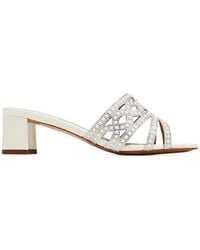 Nicoli - Benat Pearl-Embellished Sandals - Lyst
