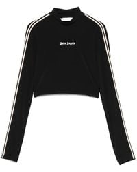 Palm Angels - T-Shirt Met Geborduurd Logo - Lyst