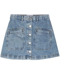 Moschino Jeans - A-line Denim Miniskirt - Lyst