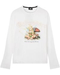 Gcds - Gothic-Print Graphic-Print T-Shirt - Lyst
