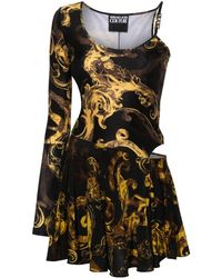 Versace - Robe courte à imprimé Watercolour Couture - Lyst