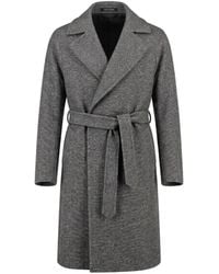 Tagliatore - Manteau Hendrick's En Laine À Taille Ceinturée - Lyst