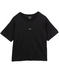 A.P.C. - T-Shirt Met Logoprint - Lyst