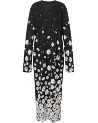Moschino - Floral-Print Maxi Dress - Lyst