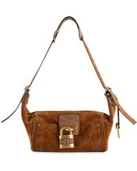 Chloé - Paddington Suede Shoulder Bag - Lyst