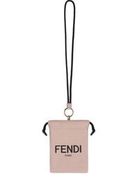 Fendi - Leather Clutch Bag - Lyst