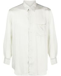 Lardini - Stripe-pattern Classic-collar Shirt - Lyst