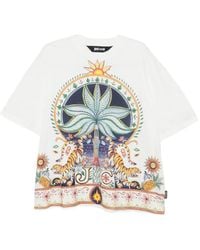 Just Cavalli - Graphic Print T-Shirt - Lyst