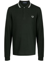 Fred Perry - ロングスリーブ ポロシャツ - Lyst