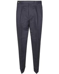 PT Torino - Pleated Turn-Up Trousers - Lyst