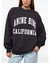 Anine Bing - California Crew-Neck Sweatshirt - Lyst