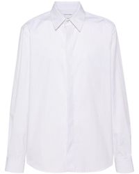 Bottega Veneta - Striped cotton shirt - Lyst