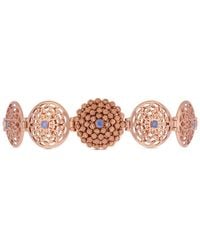 Officina Bernardi - 18Kt Rose Mimosa Sapphire Bracelet - Lyst