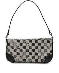 MISBHV - Logo-jacquard Leather Shoulder Bag - Lyst