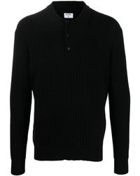 Filippa K - Ribbed-knit Polo Shirt - Lyst