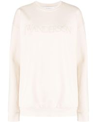 JW Anderson - Logo-embroidered Cotton Sweatshirt - Lyst