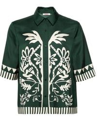 Eres - Floral-Print Shirt - Lyst