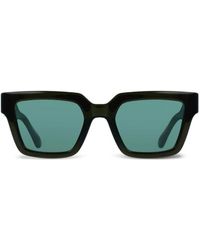 Ferragamo Eyewear - Gancini Square-Frame Sunglasses - Lyst
