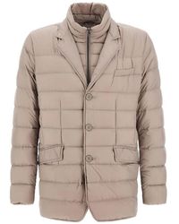 Herno - La Giacca Gewatteerd Jack - Lyst