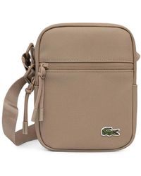 Lacoste - Small Lcst Slimline Fastening Shoulder Bag - Lyst