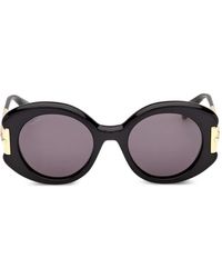 Max Mara Eyewear - Round-Frame Sunglasses - Lyst