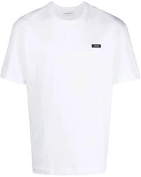 Calvin Klein - Logo-Patch Cotton T-Shirt - Lyst