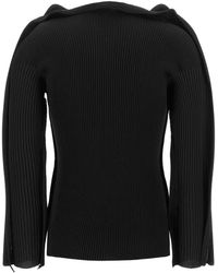 Issey Miyake - Prance Sculptural-Draped Sweater - Lyst
