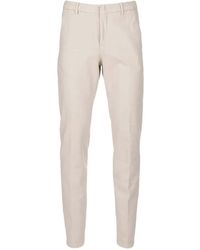 Eleventy - Buttoned Chino Trousers - Lyst