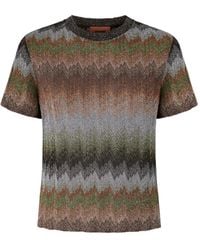 Missoni - Snake-Pattern Short-Sleeve T-Shirt - Lyst