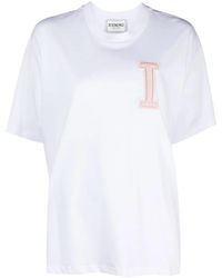 Iceberg - Logo-Patch Cotton T-Shirt - Lyst