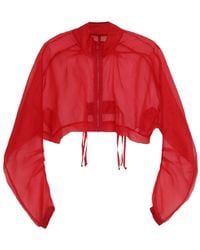 Amir Slama - Zip-Up Silk Jacket - Lyst