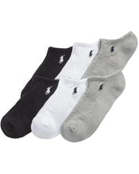 Polo Ralph Lauren - Logo Low-Cut Socks (Pack Of Six) - Lyst