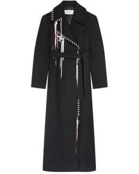 Dries Van Noten - Whipstitch-Embellished Coat - Lyst
