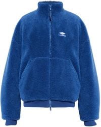 Balenciaga - 3B Logo-Detail Zip-Up Jacket - Lyst