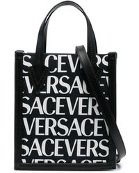 Versace - Shopper Met Logoprint - Lyst