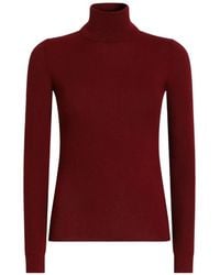 Dolce & Gabbana - Ribbed Cashmere Turtleneck Pullover - Lyst