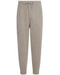 Brunello Cucinelli - Cashmere English Rib Knit joggers - Lyst