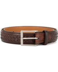 Magnanni - Woven-leather Belt - Lyst