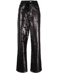 Philipp Plein - High-Waisted Sequined Jeans - Lyst