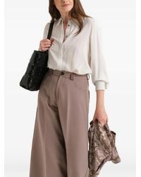 Maliparmi - Pinstripe-Effect Shirt - Lyst