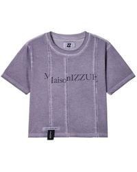 Izzue - Panelled Crew-Neck T-Shirt - Lyst
