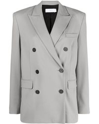 IRO - Ifily Double-breasted Wool-blend Blazer - Lyst