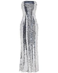 Simon Miller - Sculpty Strapless Sequin-Embellished Dress - Lyst
