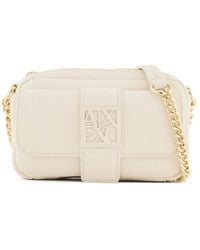 ARMANI EXCHANGE - Logo-Plaque Crossbody Bag - Lyst