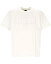 BOSS - Logo-Print T-Shirt - Lyst