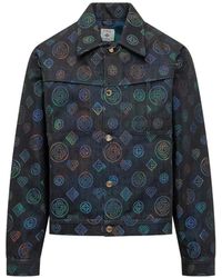 CASABLANCA - Heatmap Pattern Cotton Jacket - Lyst