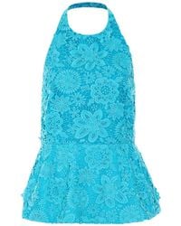Essentiel Antwerp - Embroidered Halter Neck Top - Lyst