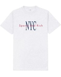 Sporty & Rich - Ny Minute T-Shirt - Lyst